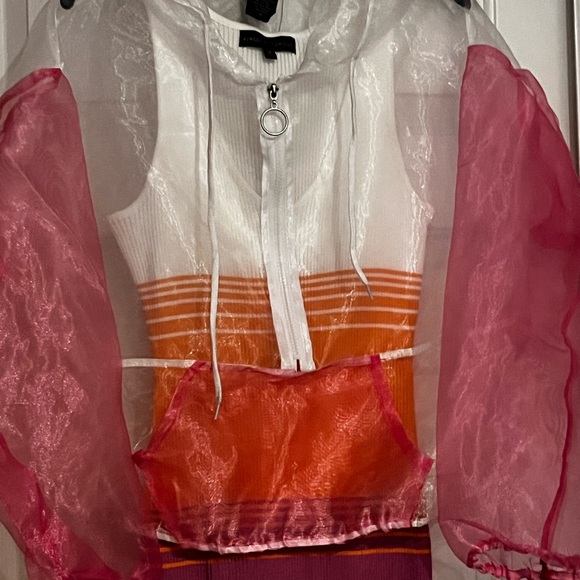 Almost Famous Dress with Thrill Hoodie Style Jacket Set. - Picture 2 of 15